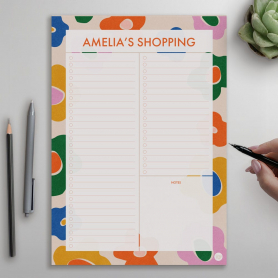 Personalised Shopping List Pad
